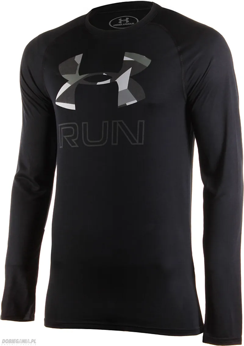 Under Armour Run Big Logo Long Sleeve Black S